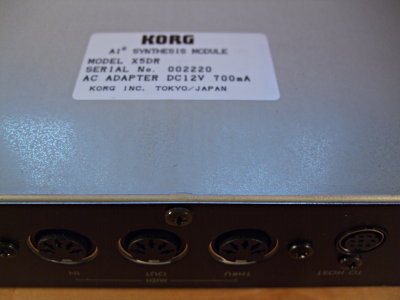 Modell- und Seriennummer